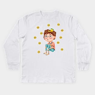 lemon boiii Kids Long Sleeve T-Shirt